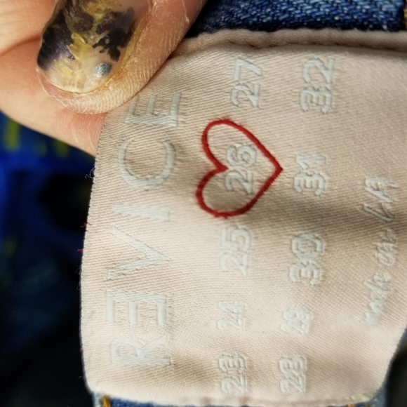 Revice distressed high rise jeans - Picture 4 of 11